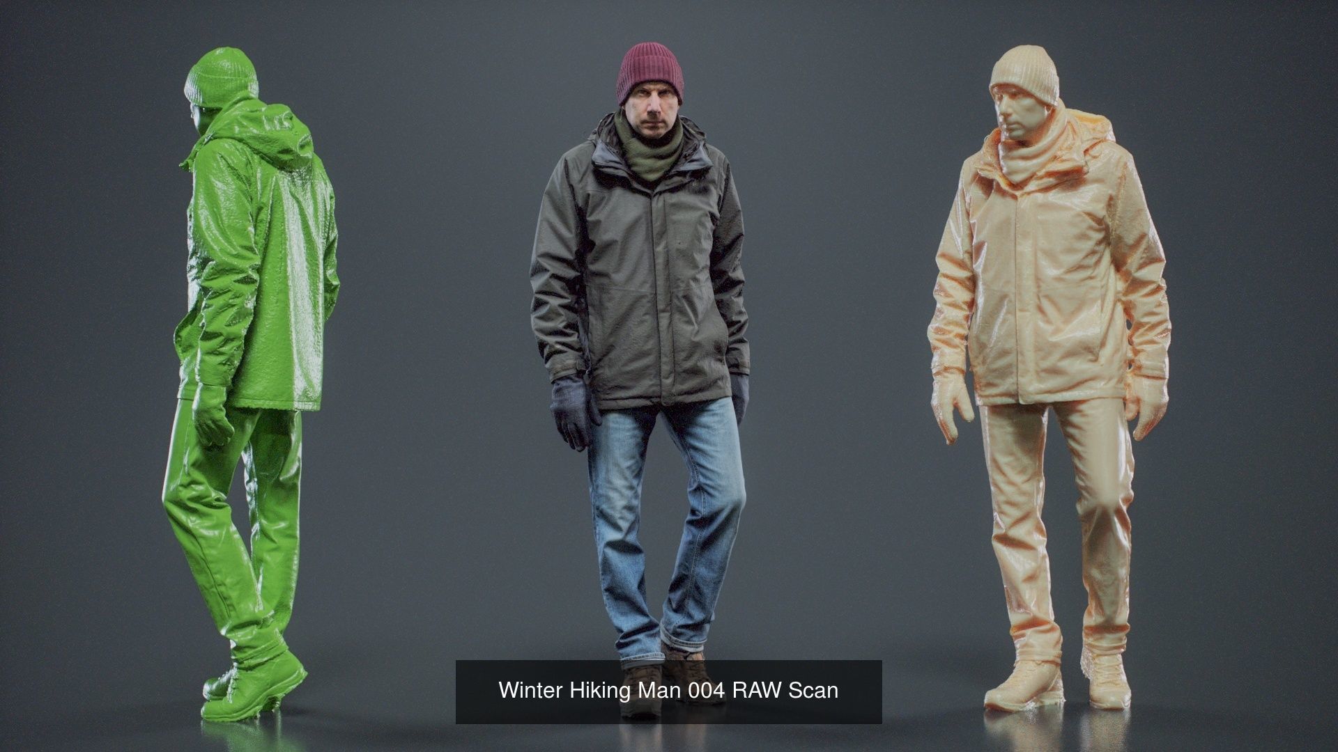 69 Male Characters RAW Scan 3D Model Collection_23