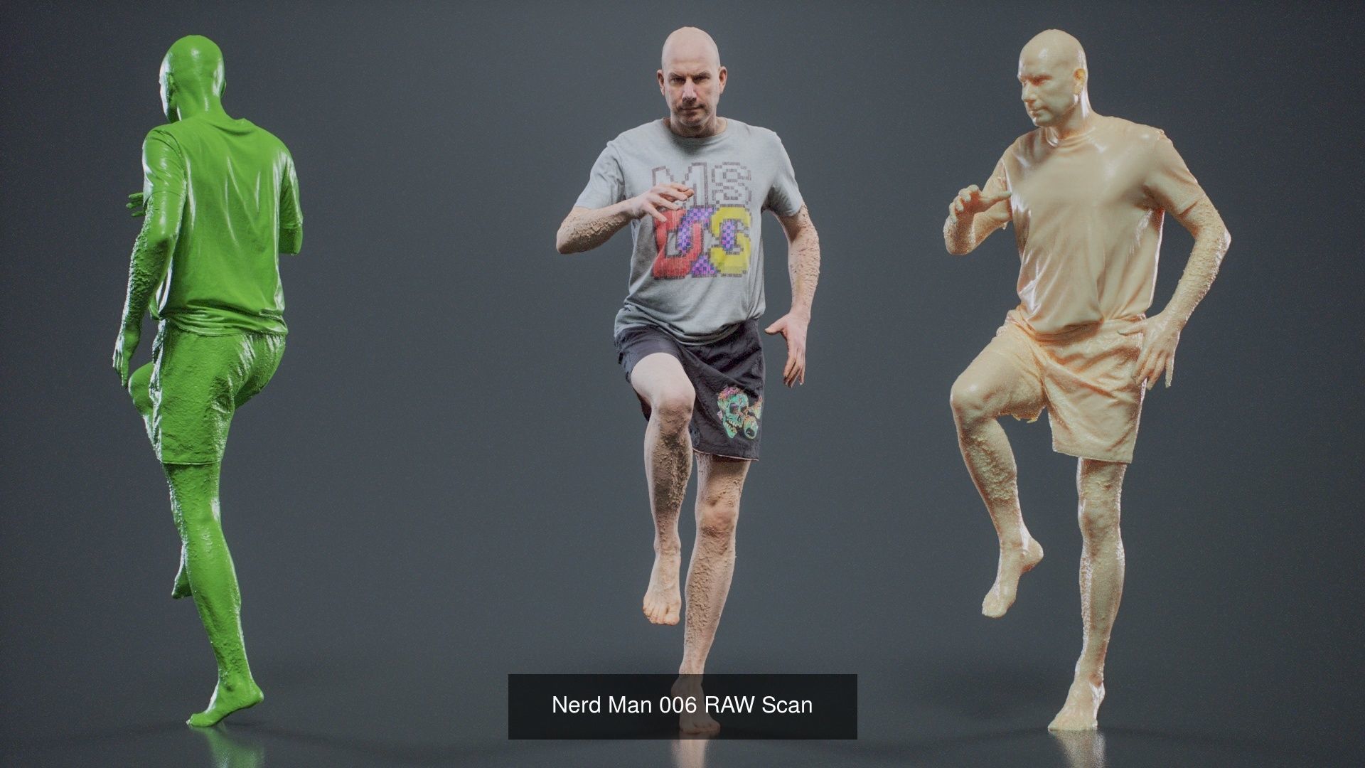 69 Male Characters RAW Scan 3D Model Collection_56