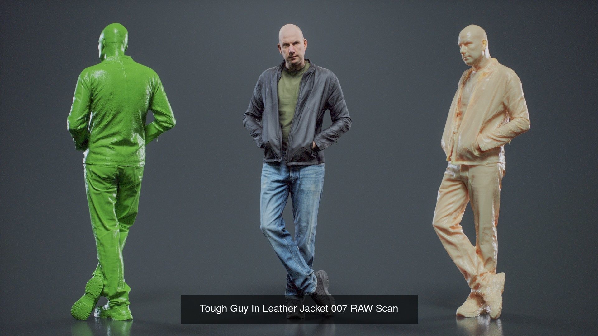 69 Male Characters RAW Scan 3D Model Collection_26