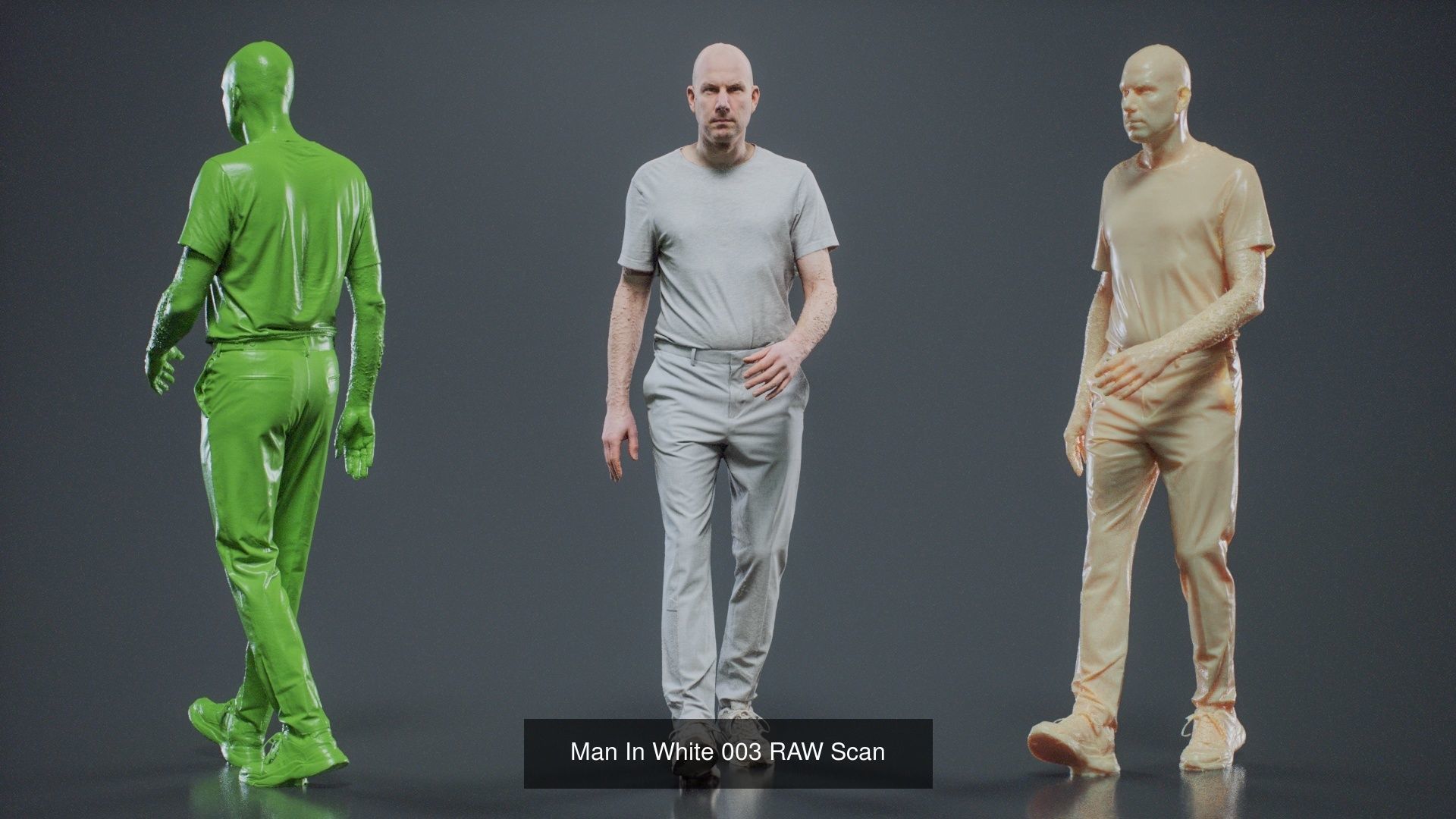 69 Male Characters RAW Scan 3D Model Collection_68