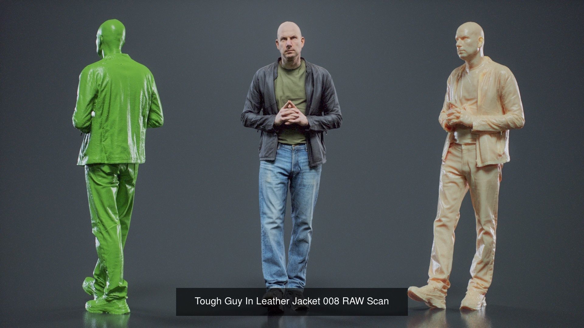 69 Male Characters RAW Scan 3D Model Collection_40