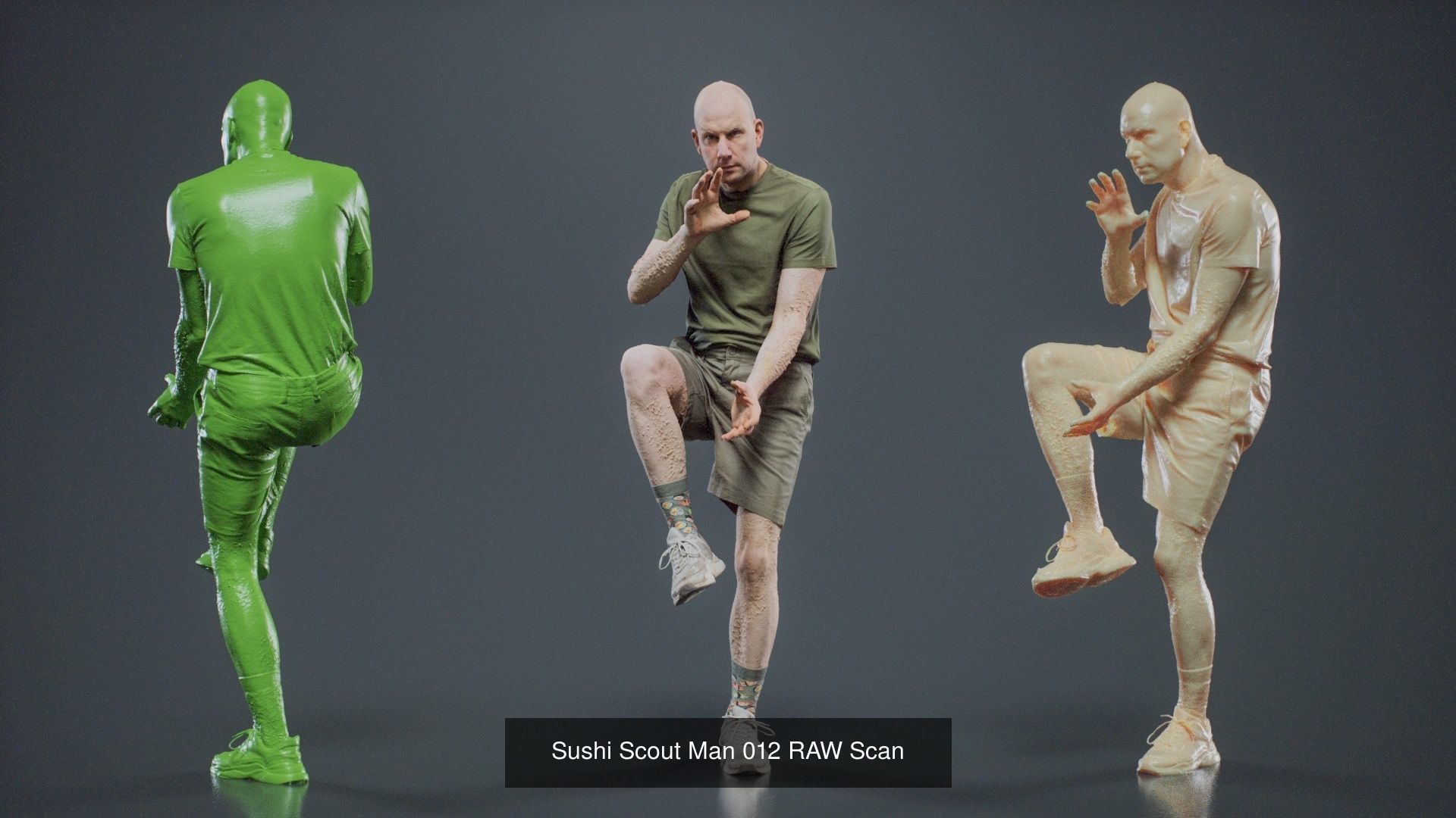 69 Male Characters RAW Scan 3D Model Collection_21