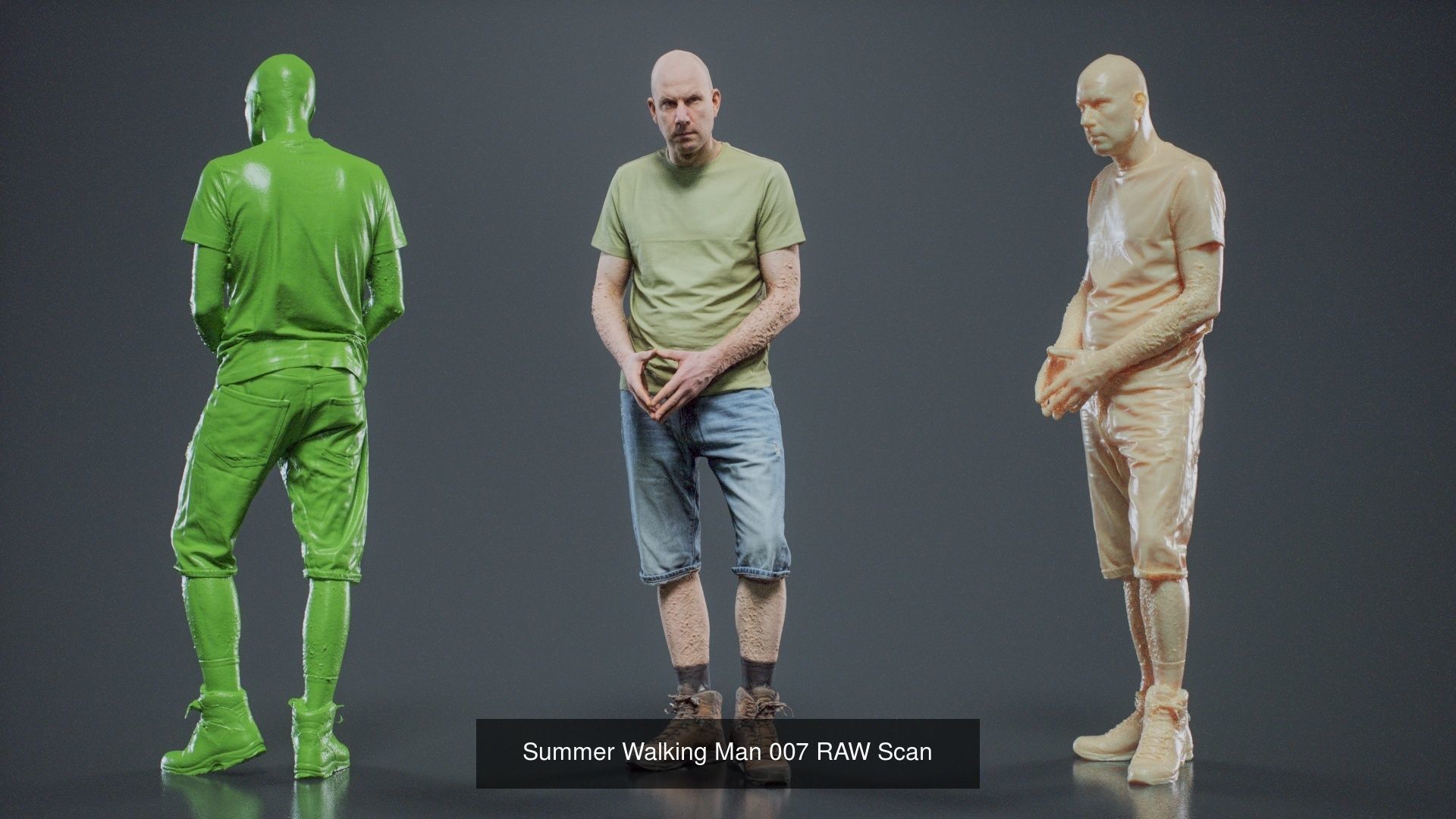 69 Male Characters RAW Scan 3D Model Collection_29