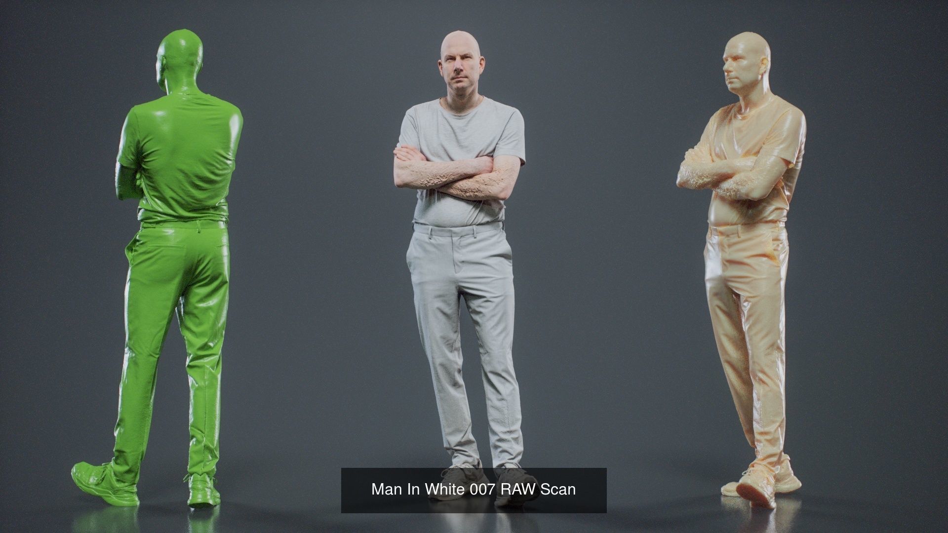 69 Male Characters RAW Scan 3D Model Collection_55