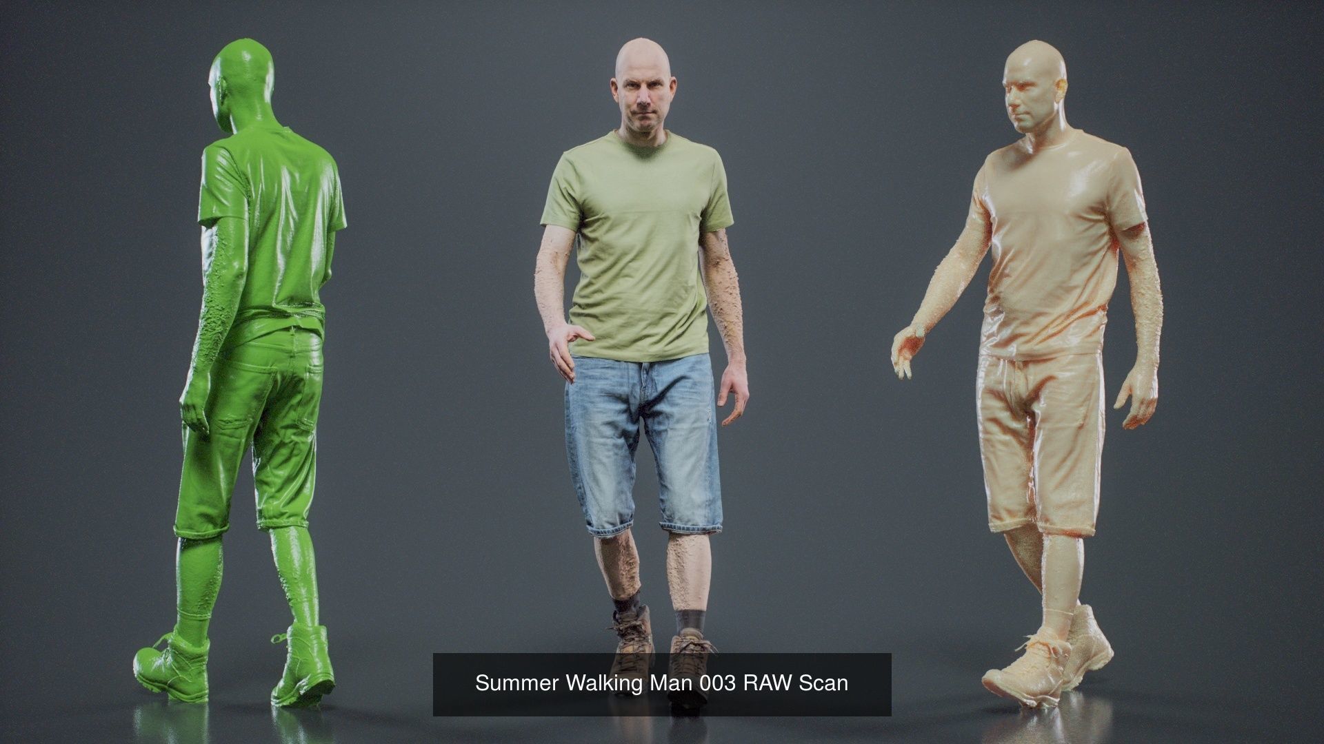 69 Male Characters RAW Scan 3D Model Collection_47