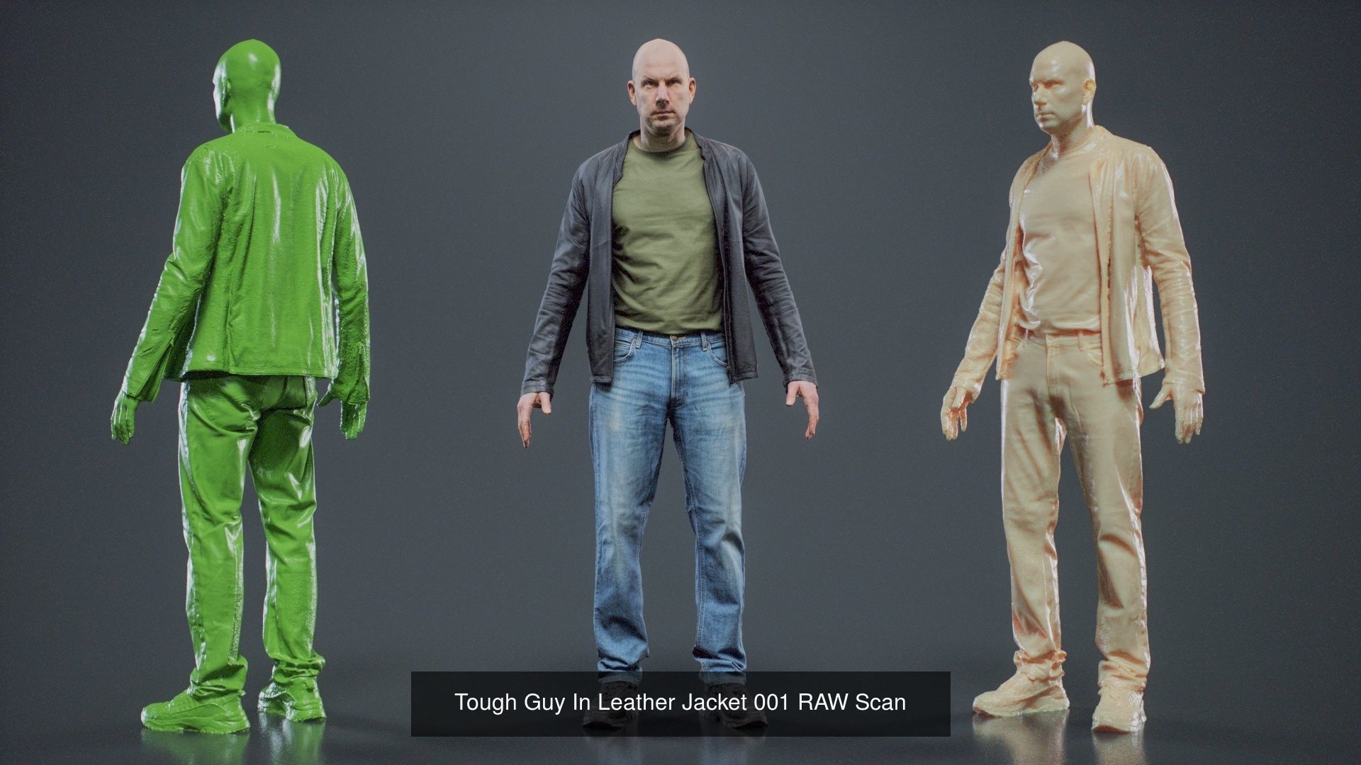 69 Male Characters RAW Scan 3D Model Collection_13