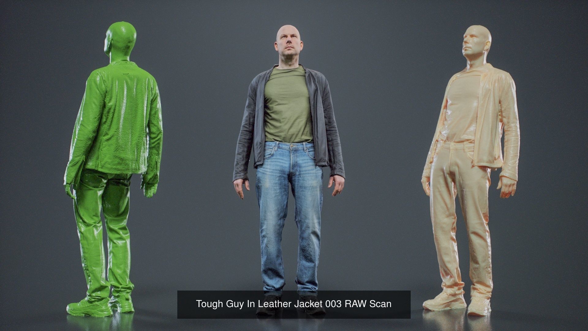 69 Male Characters RAW Scan 3D Model Collection_16