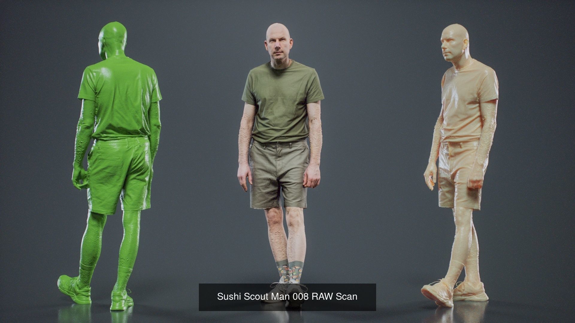 69 Male Characters RAW Scan 3D Model Collection_18