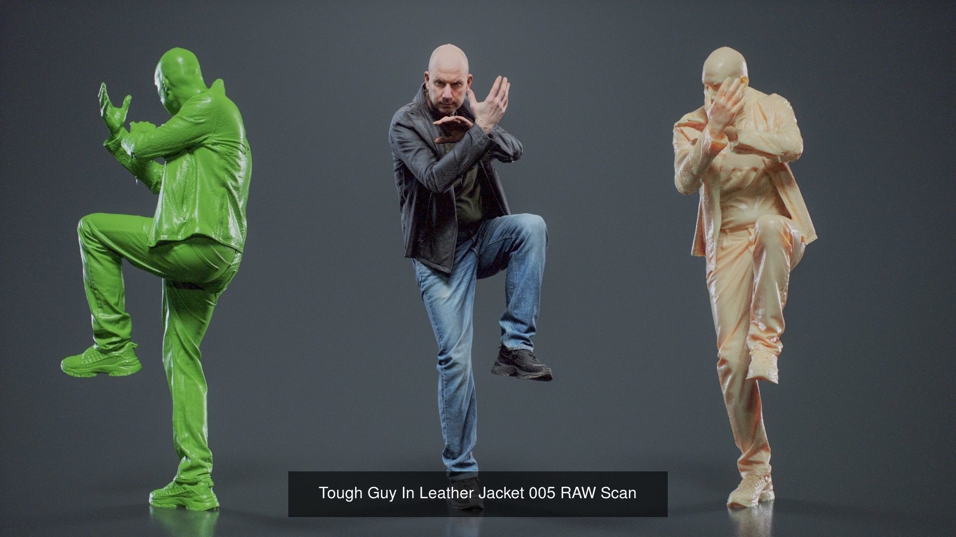 69 Male Characters RAW Scan 3D Model Collection_30