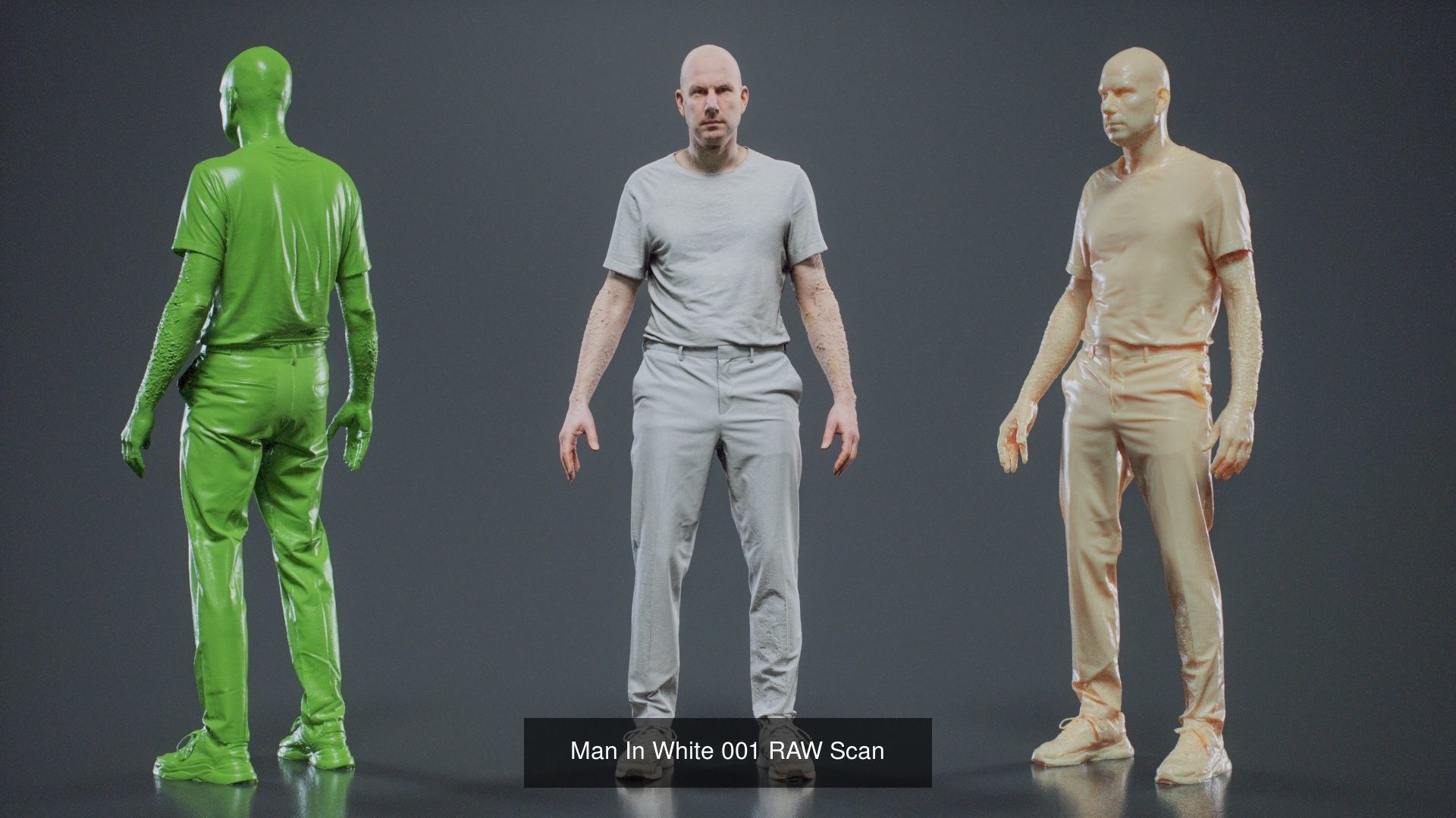 69 Male Characters RAW Scan 3D Model Collection_49