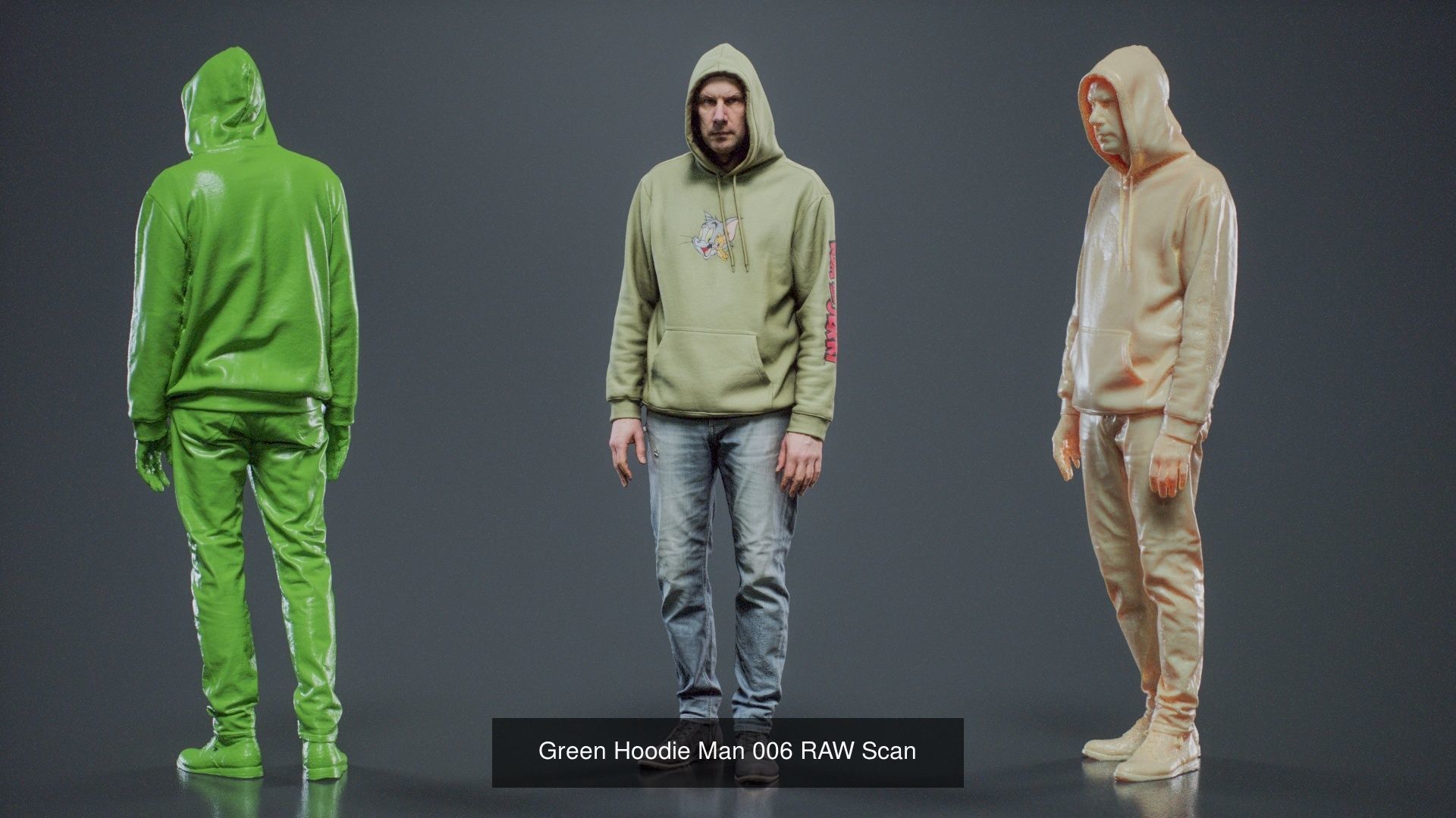 69 Male Characters RAW Scan 3D Model Collection_62