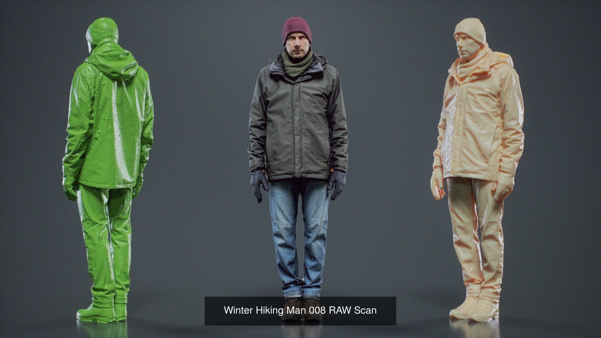 69 Male Characters RAW Scan 3D Model Collection_28