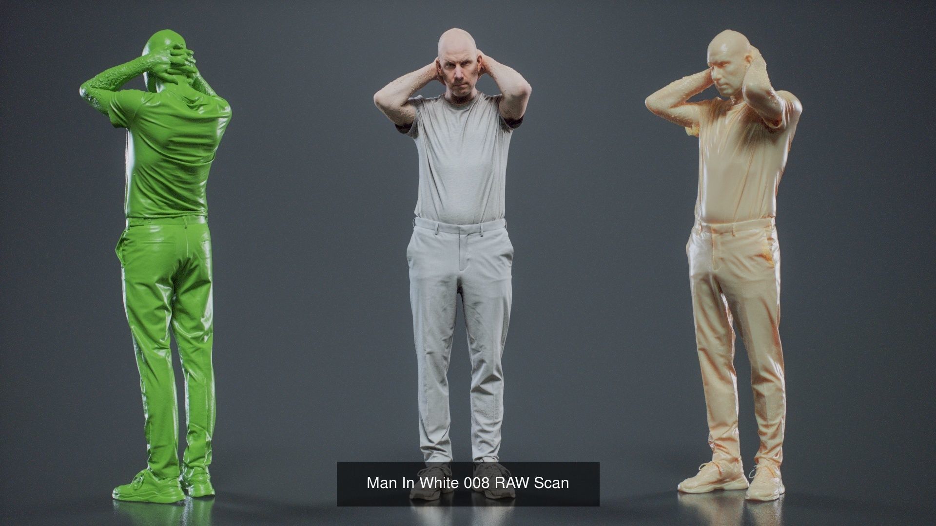 69 Male Characters RAW Scan 3D Model Collection_65