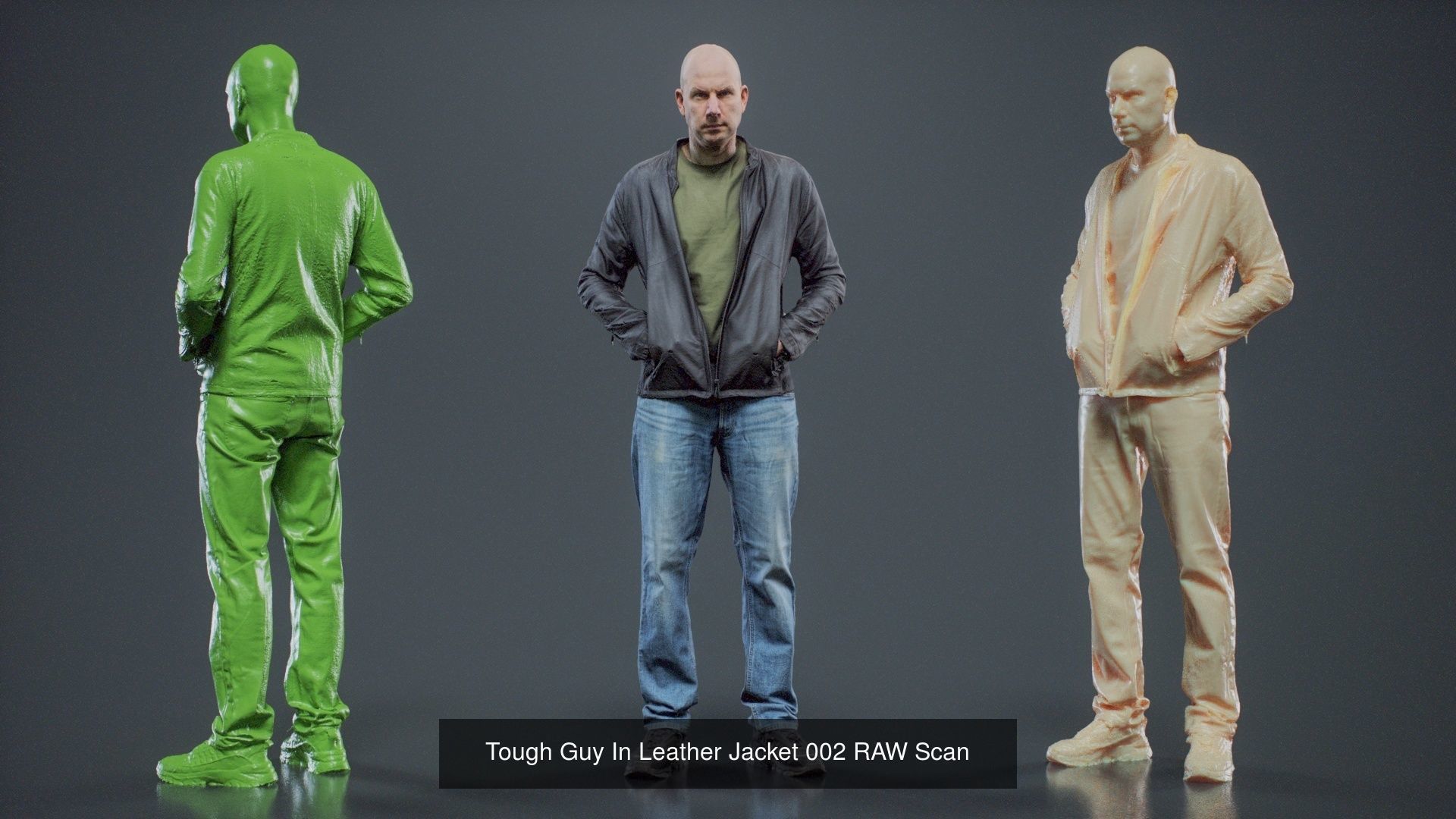 69 Male Characters RAW Scan 3D Model Collection_43