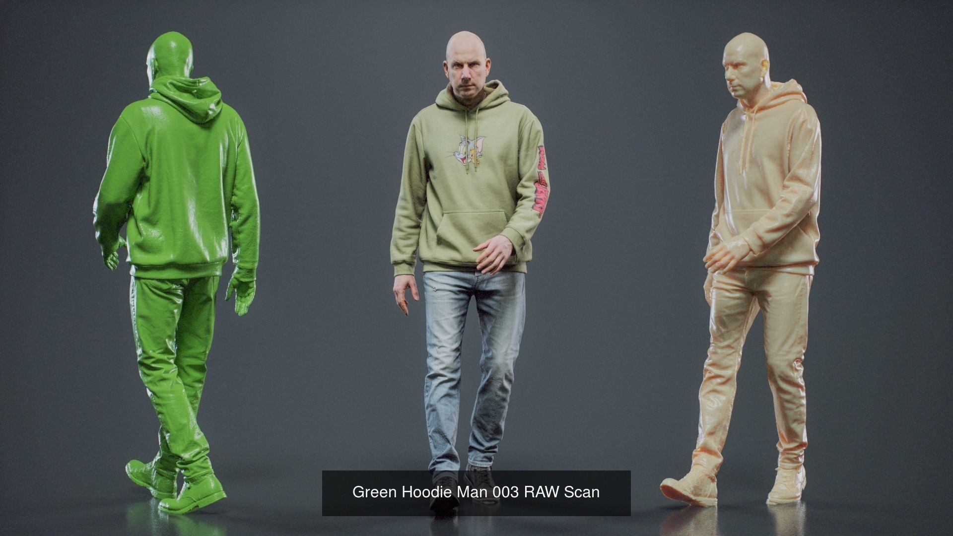 69 Male Characters RAW Scan 3D Model Collection_66