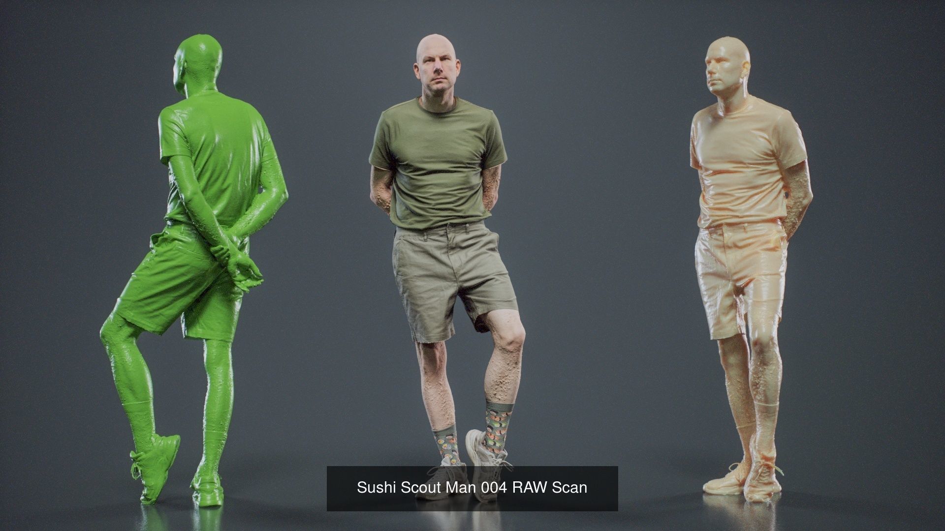 69 Male Characters RAW Scan 3D Model Collection_22