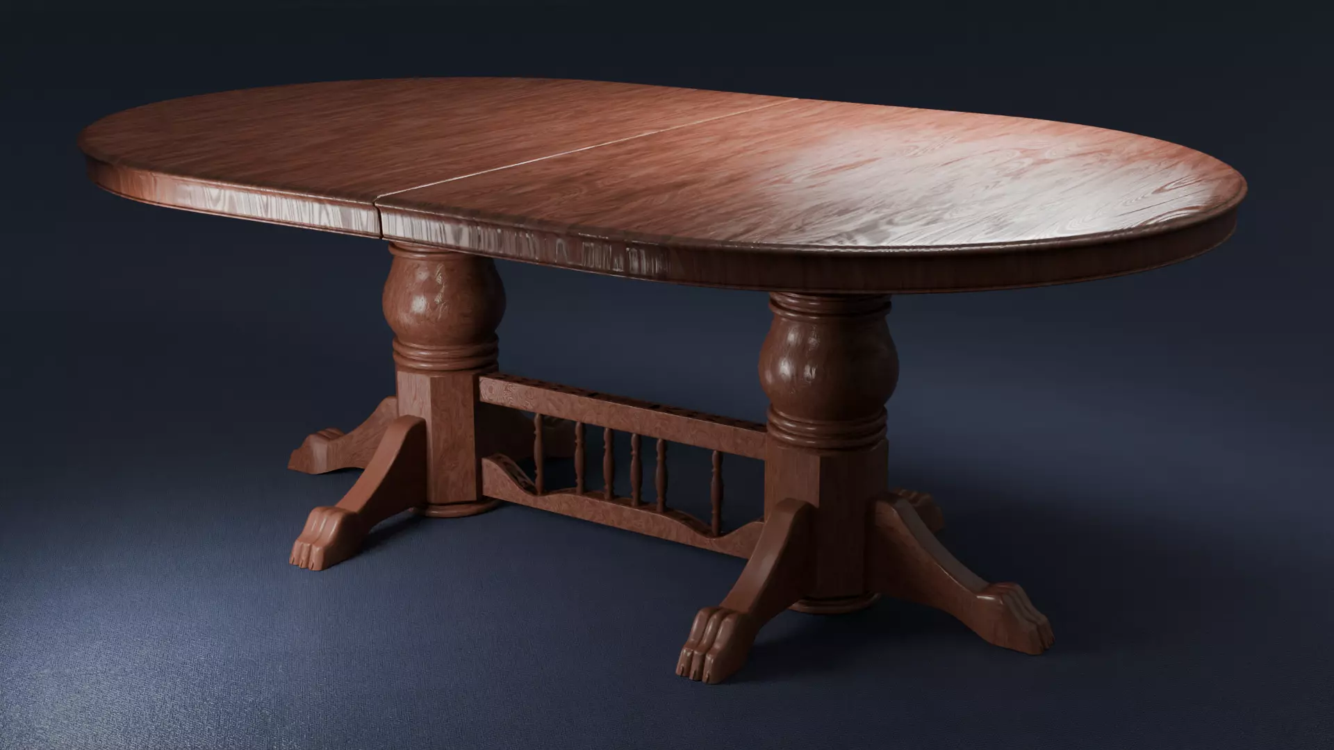 Old Table 3D model_0