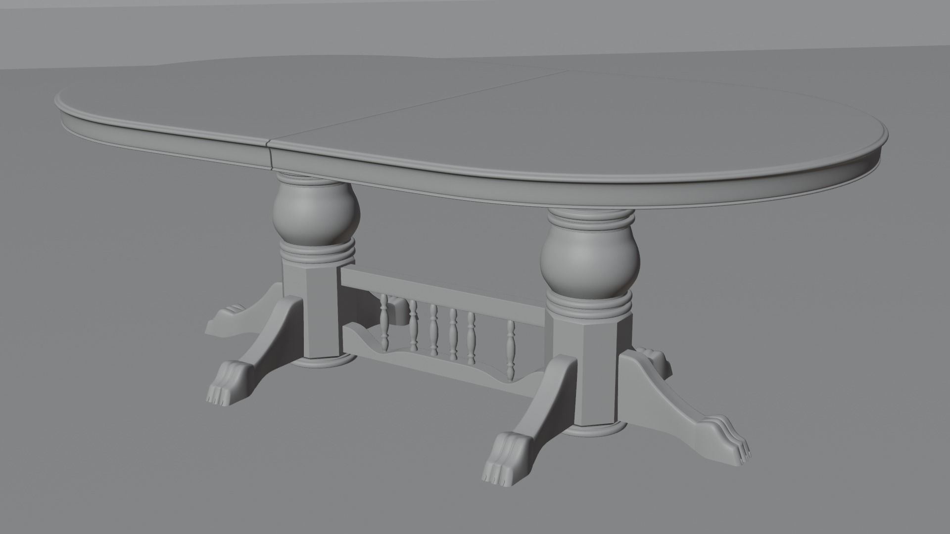 Old Table 3D model_3