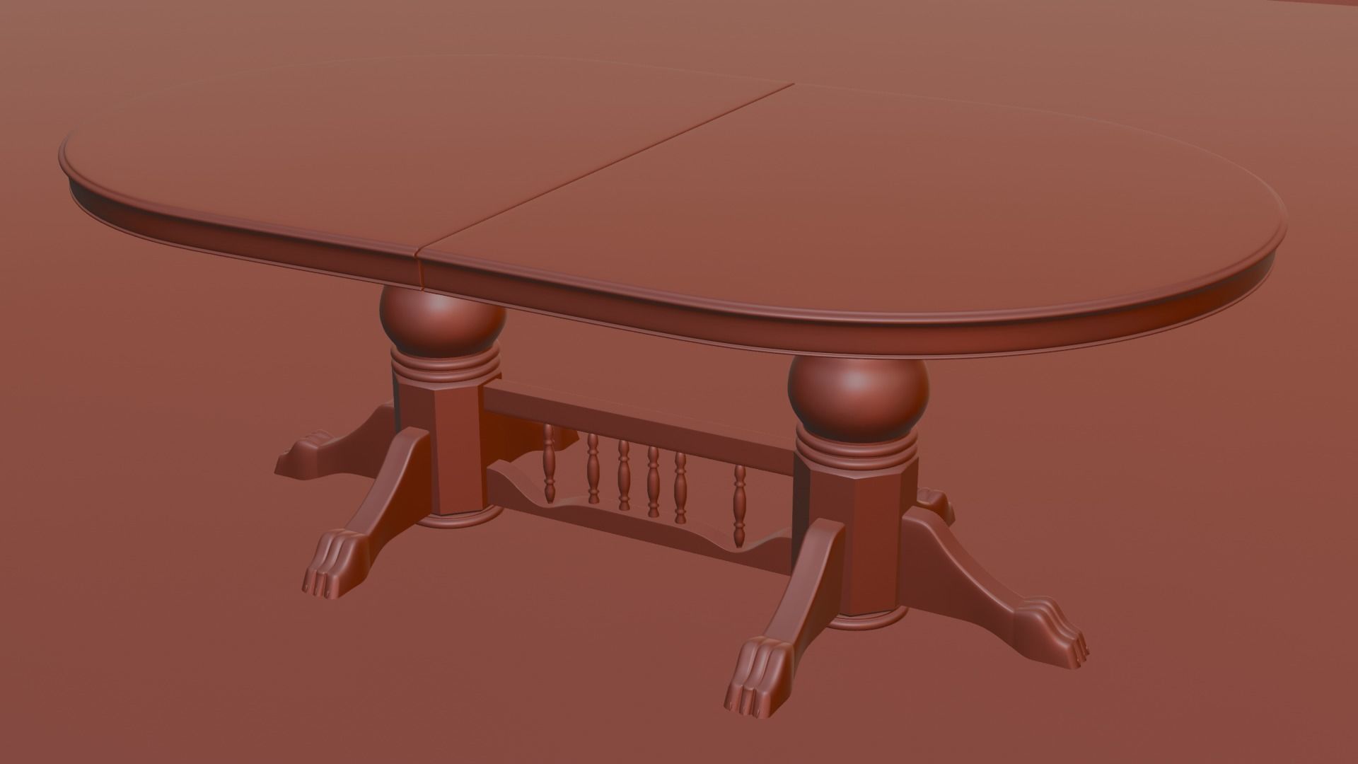 Old Table 3D model_6