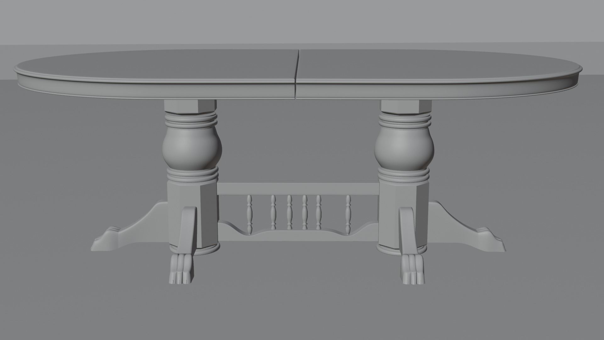 Old Table 3D model_4