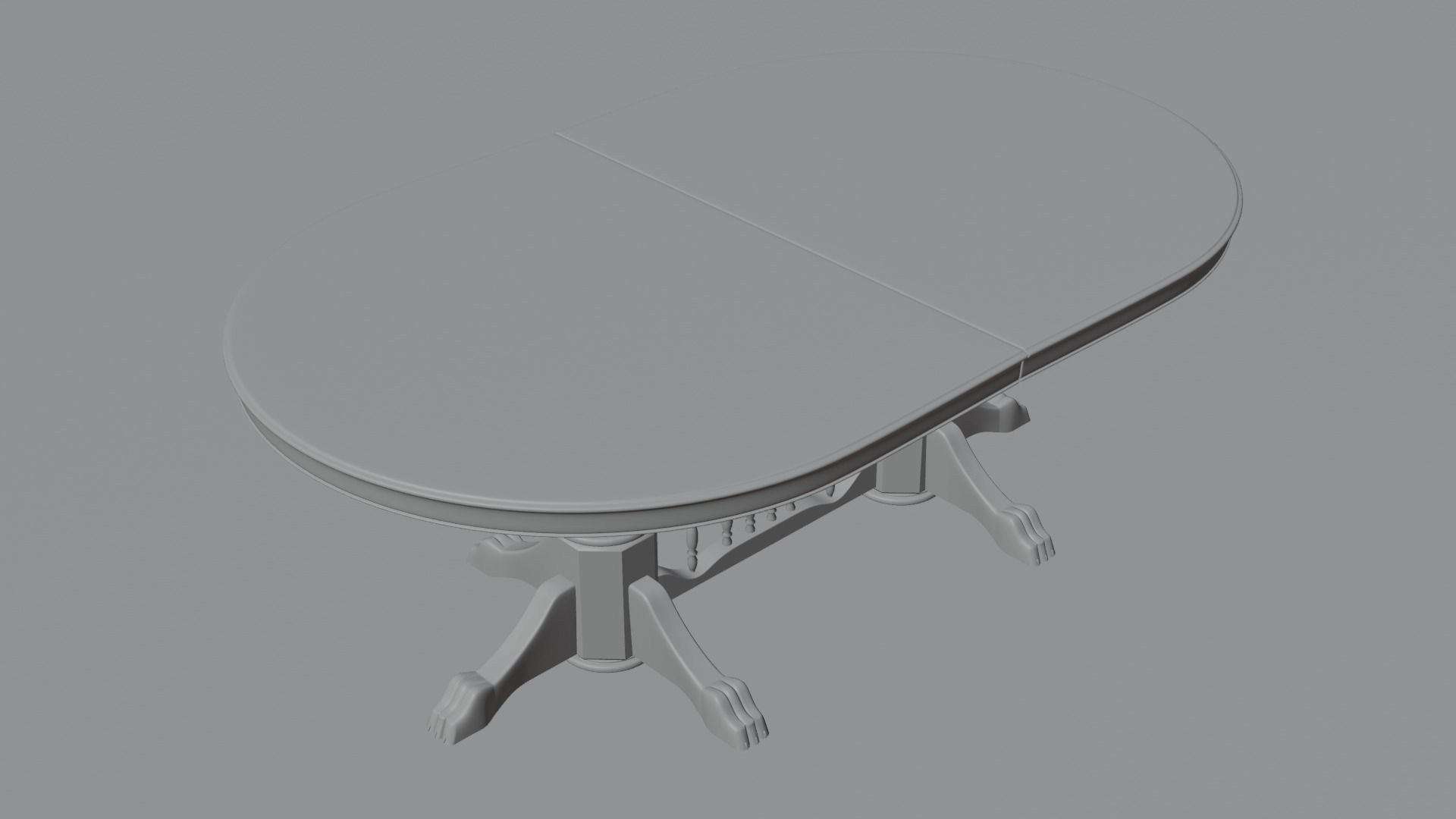 Old Table 3D model_5
