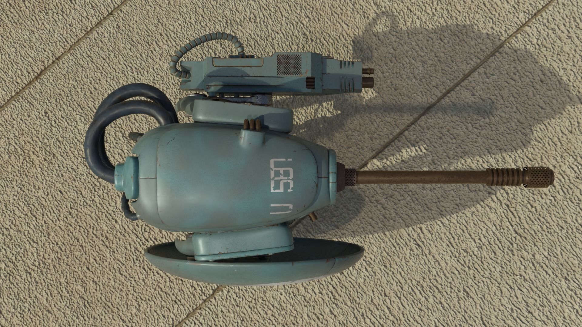 Gun Robot I 3D model_7