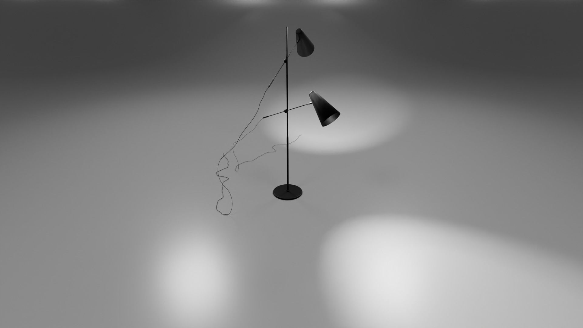 Modern floor lamp 1 3D model_6