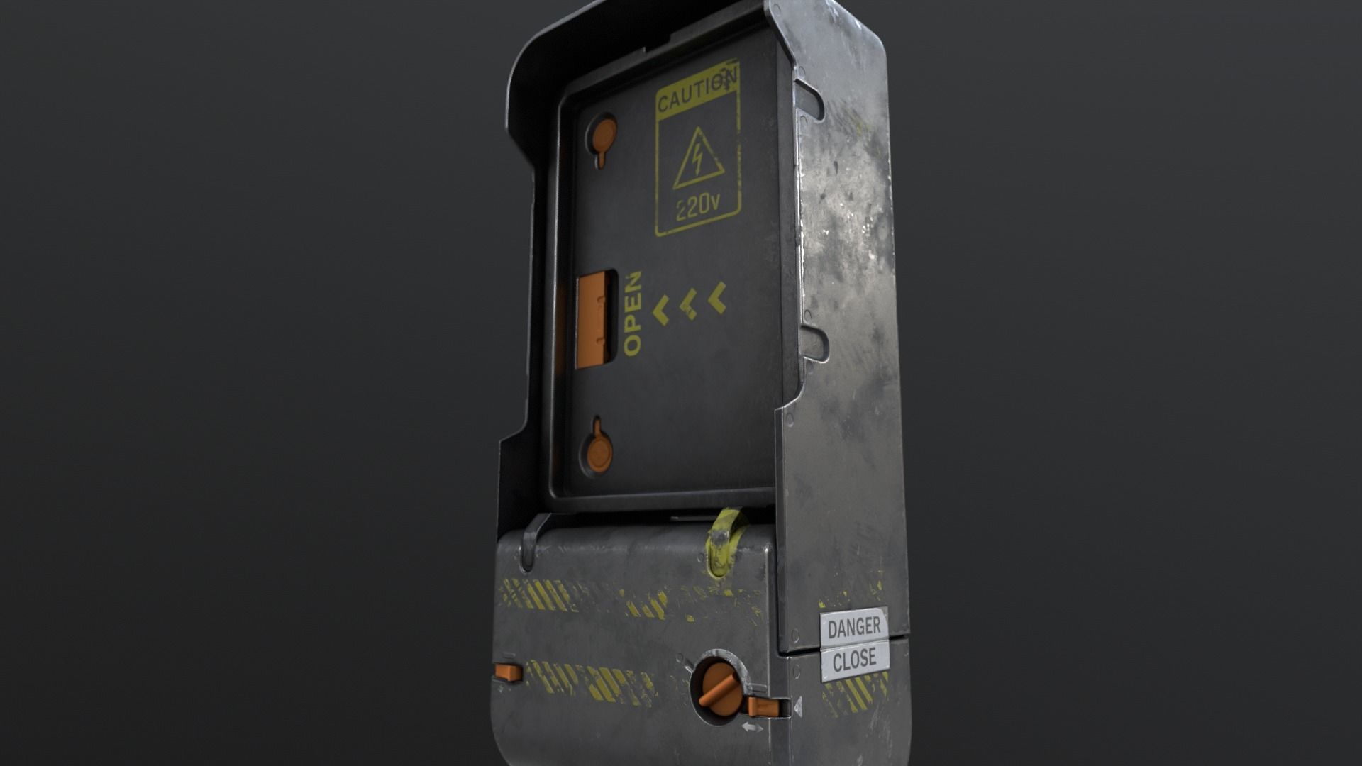 Electrical Control Panel sci-fi free VR / AR / low-poly 3D model | CGTrader