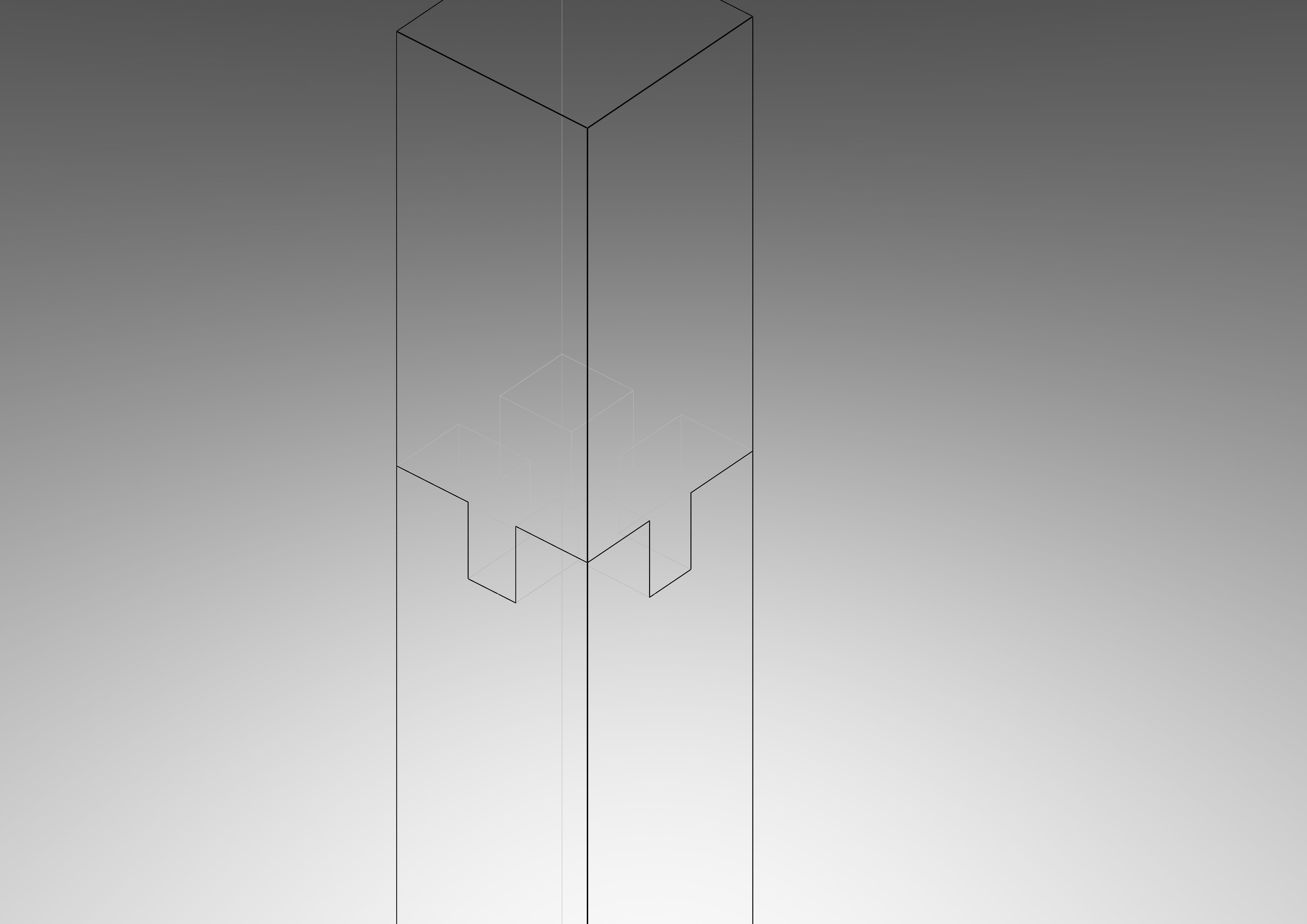 Juji Mechiire - Classical Japanese Wood Joint Free 3D model_2