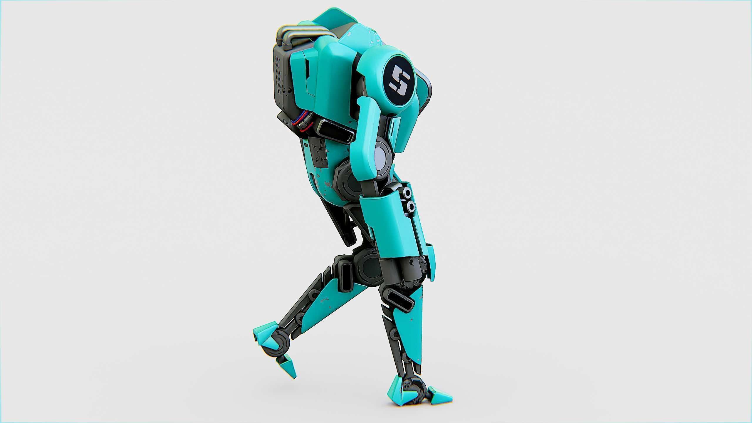 BATTLE DROID DF100 Rigged for Unreal Engine - Unity - MIXAMO 3D model_31