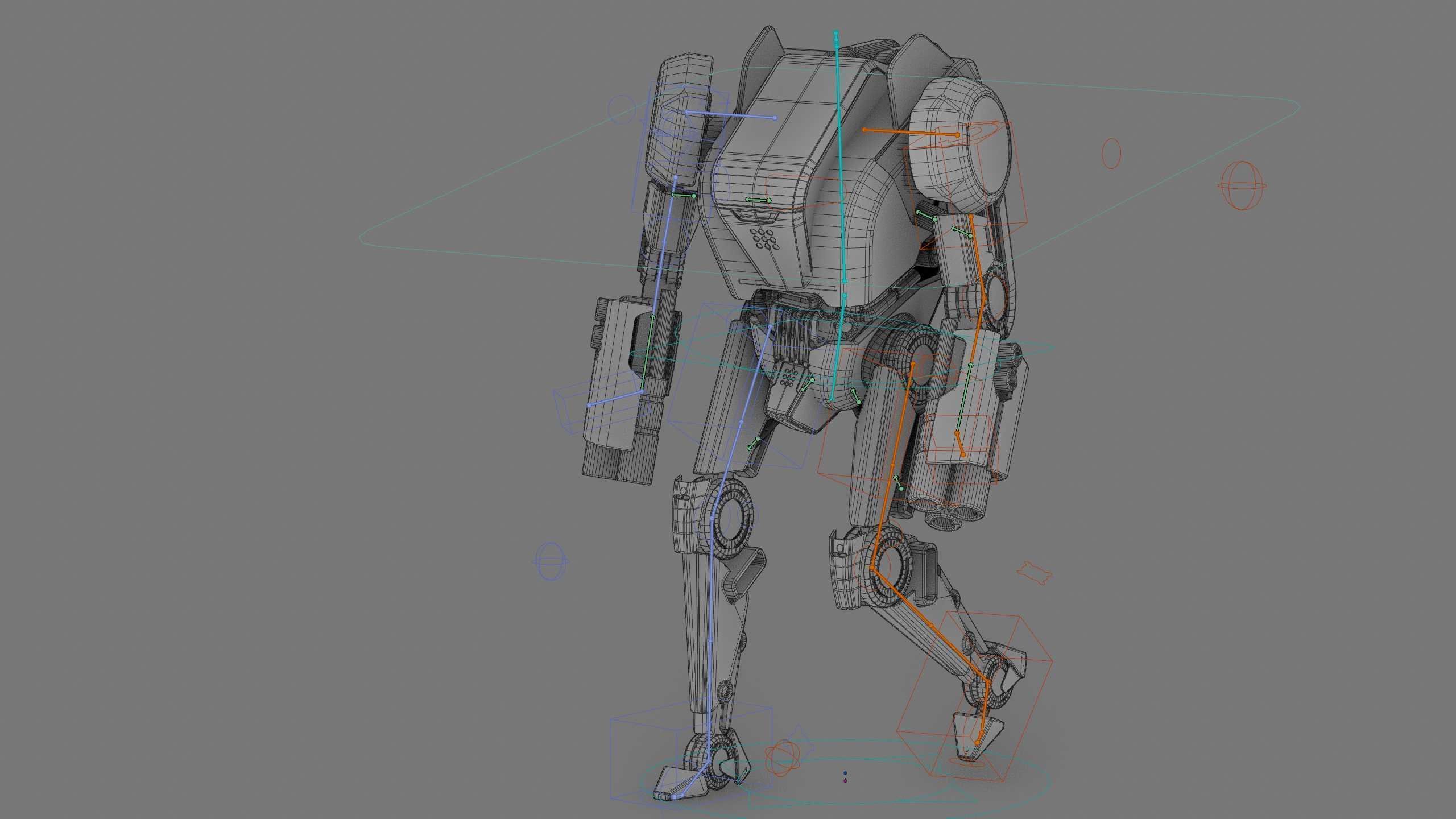 BATTLE DROID DF100 Rigged for Unreal Engine - Unity - MIXAMO 3D model_40
