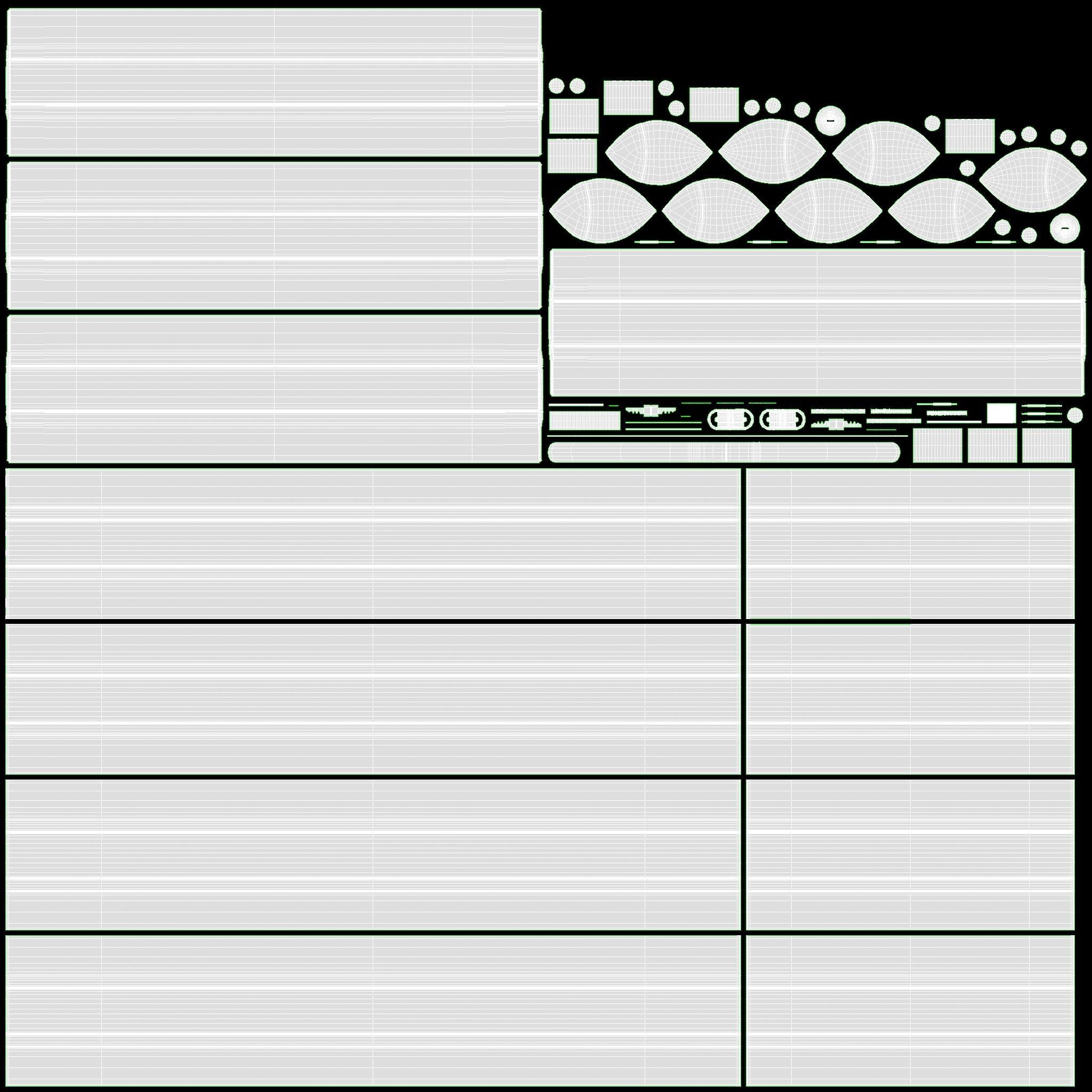 Shop two level counter top glass showcase 3D model_8