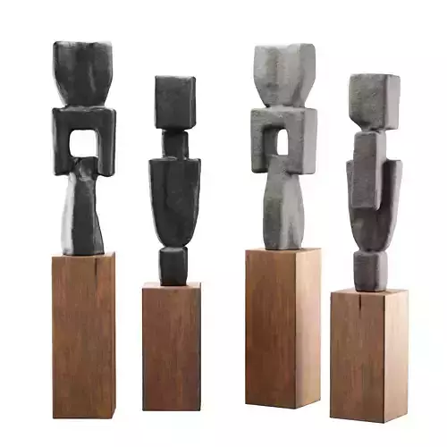 Constractive modern figures sculptures