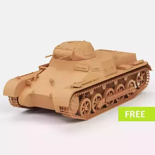 PzKpfw I Ausf B Free 3D print model