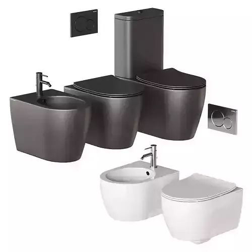 Scarabeo Ceramiche Moon Full Set WC