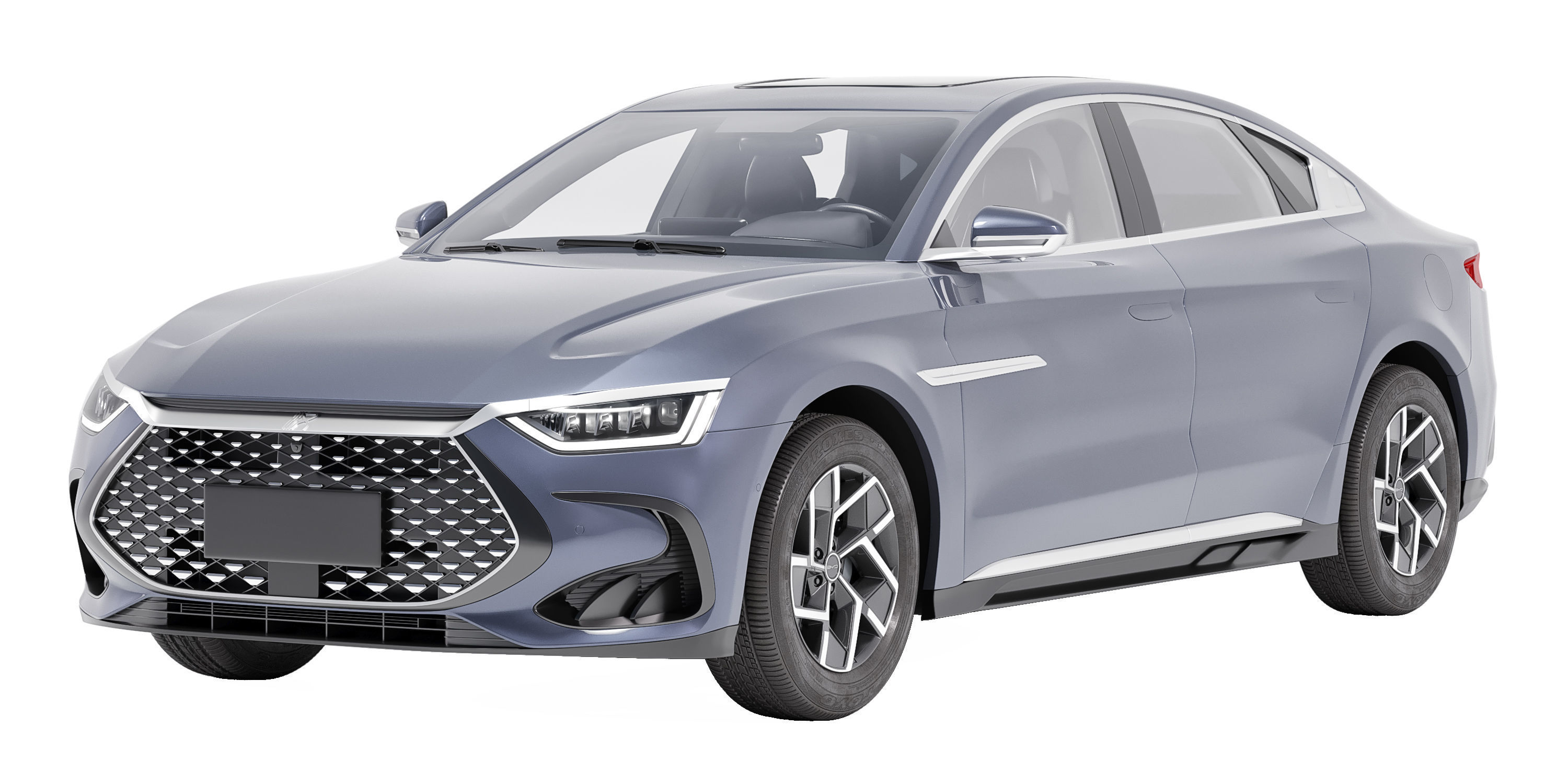 BYD Han DM-i 3D model_2