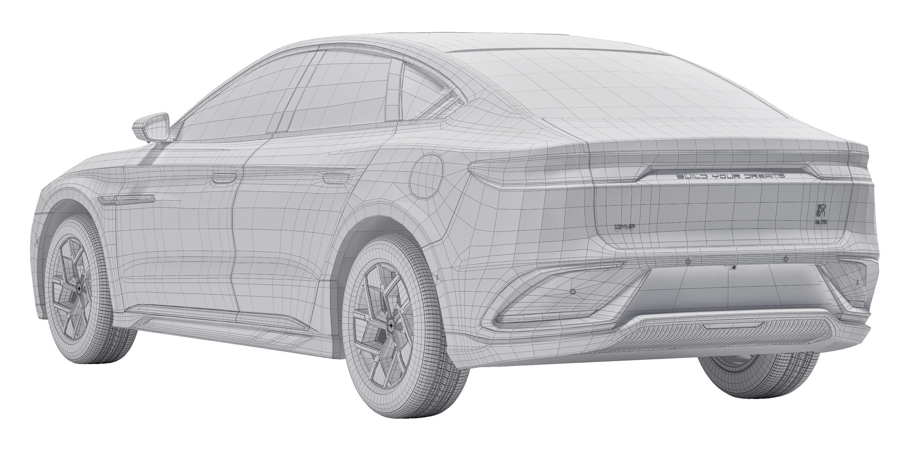 BYD Han DM-i 3D model_5