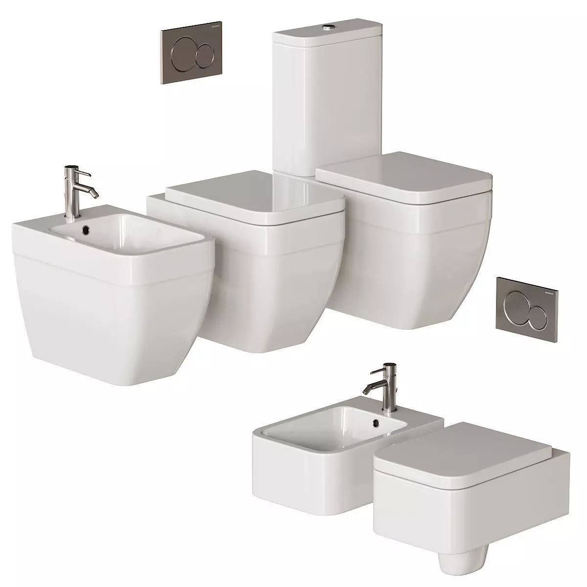 Scarabeo Ceramiche Next WC 3D model_0