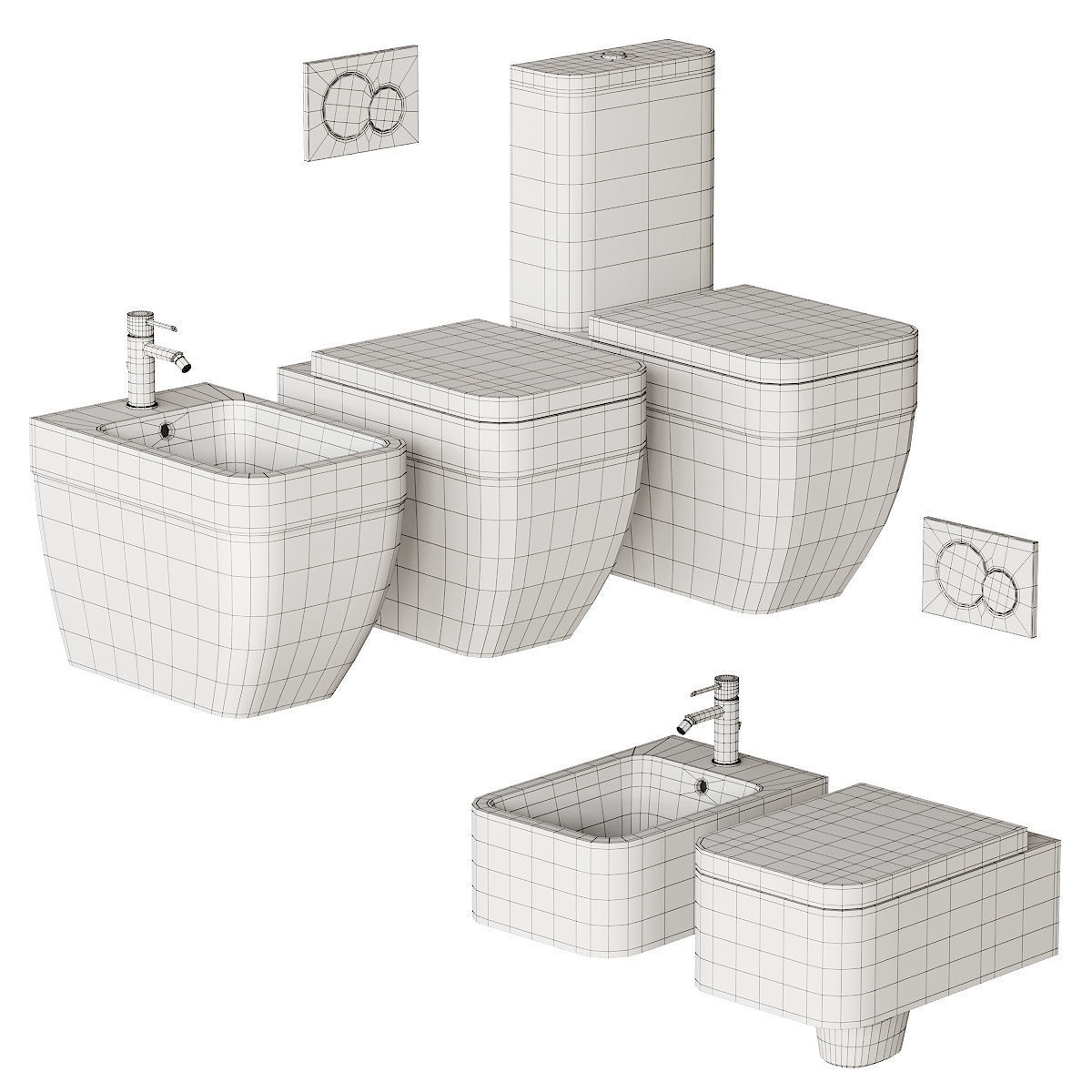 Scarabeo Ceramiche Next WC 3D model_4