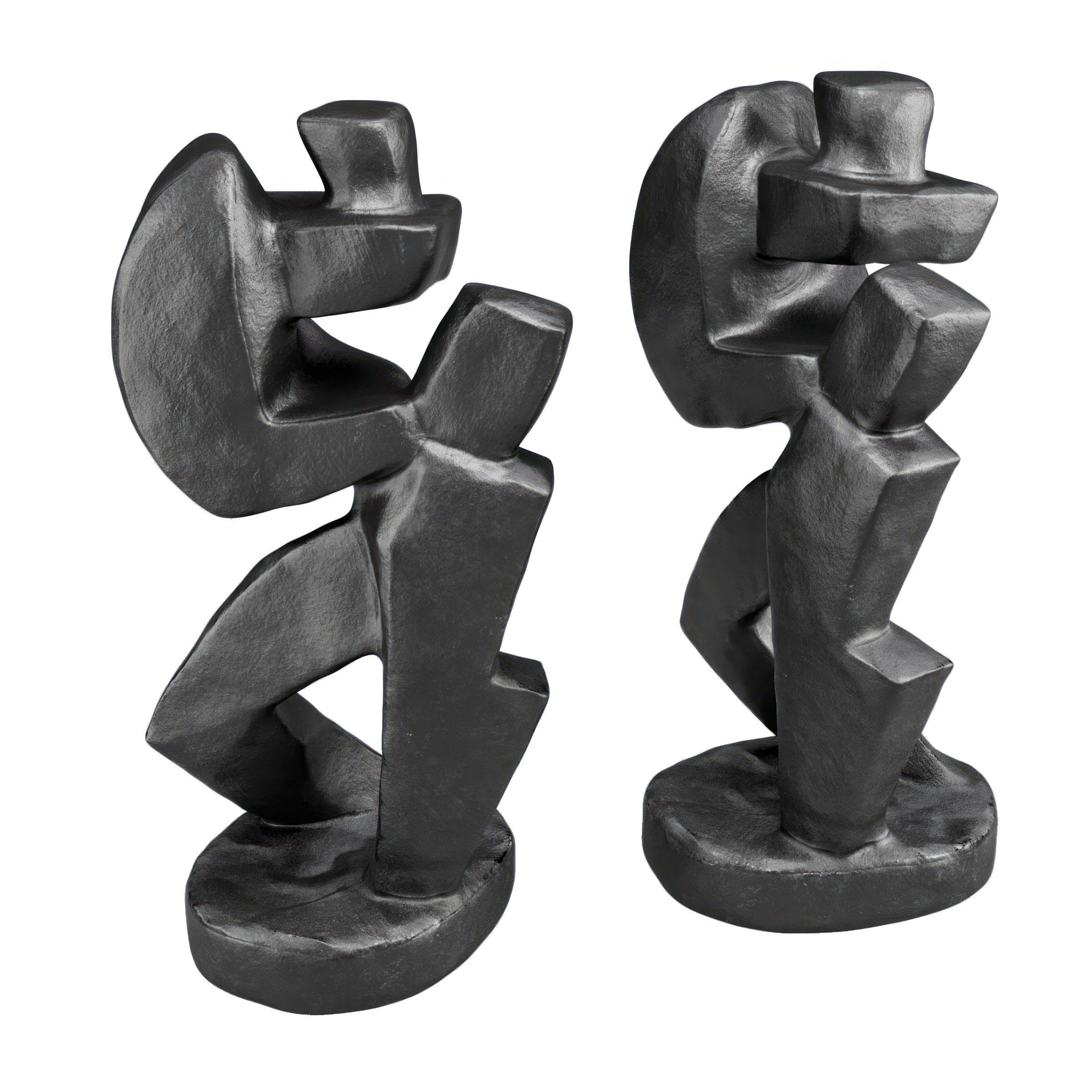 Cubist Man figure art Low-poly 3D model_2