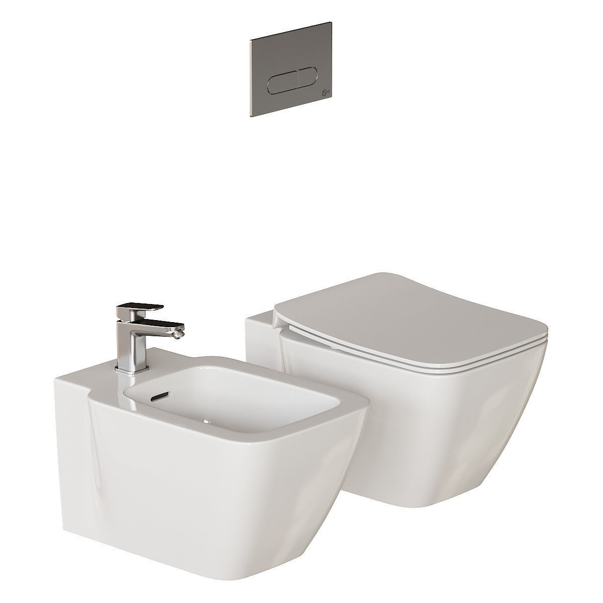 Ideal Standard STRADA II WC Full Set 3D model_2