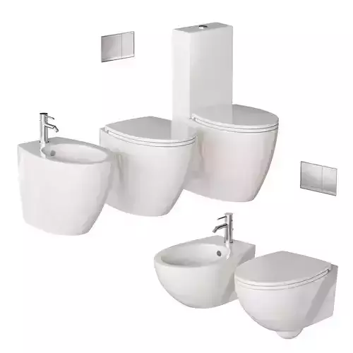Ceramica Catalano Velis WC Full Set 3D model