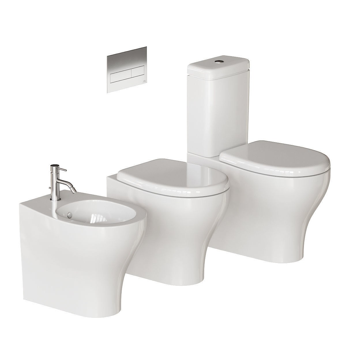 Galassia Eden WC Full Set 3D model_1