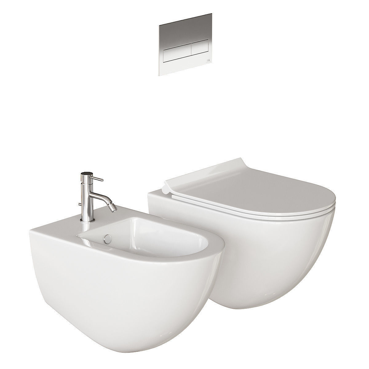 Galassia Dream WC Full Set 3D model_2