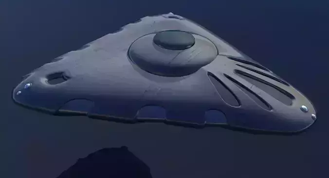 TR3B II Free 3D model