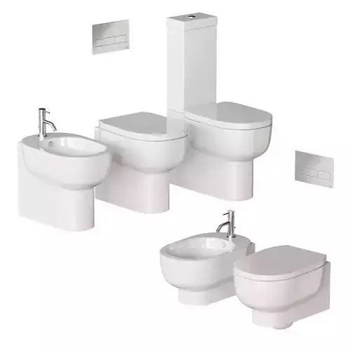 Galassia M2 55 WC Full Set 3D model