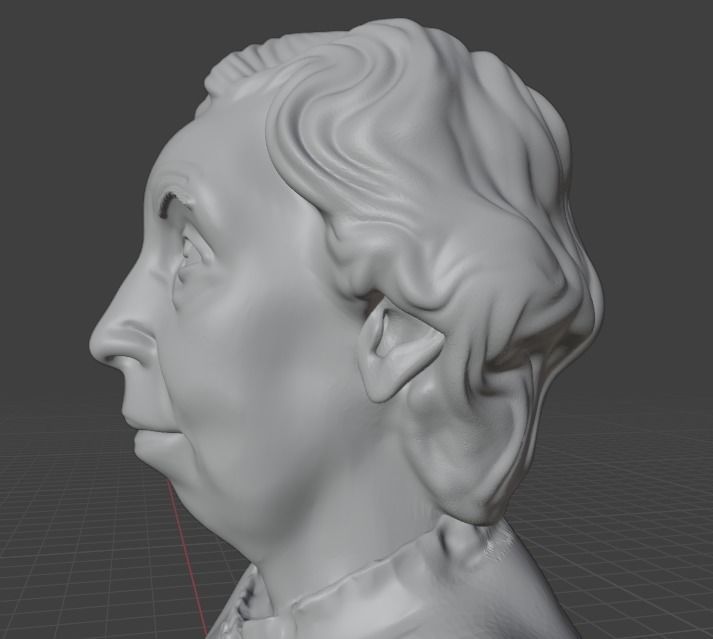 Eudora Welty 3D print model_19
