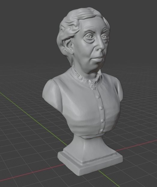 Eudora Welty 3D print model_2