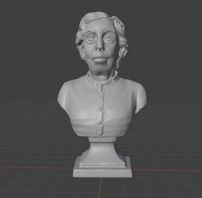 Eudora Welty 3D print model_4