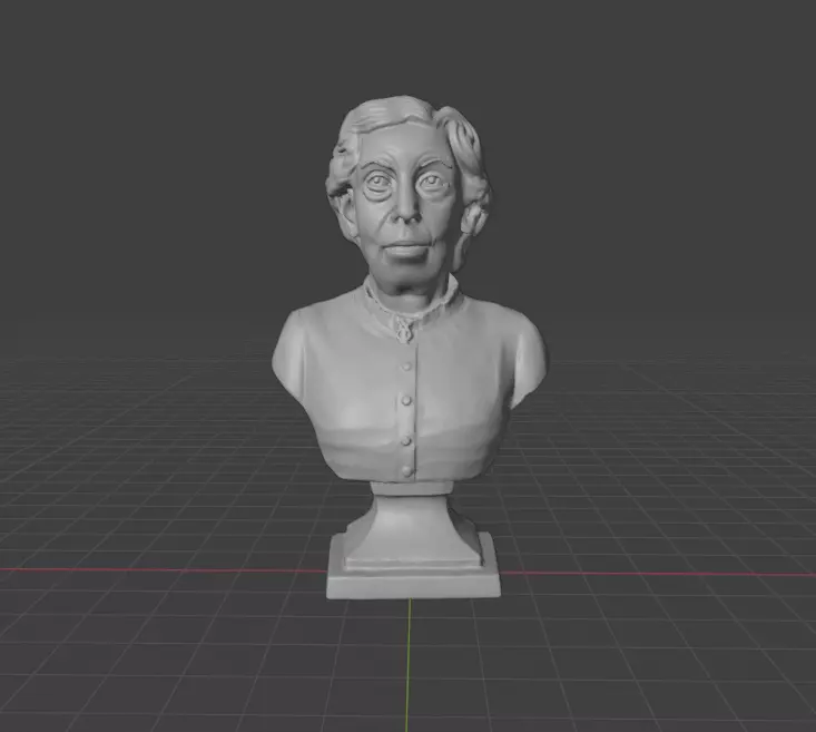 Eudora Welty 3D print model_0